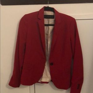 Zara red blazer